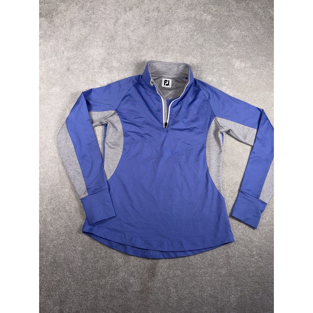 Women's FootJoy Quarter-Zip Long Sleeve‎ Sun ProtectionPullover Peach Size Small